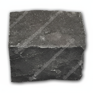 หินแกรนิตสีดำแบบพรีเมี่ยมสำหรับปูผิวหินลูกบาศก์พื้นผิวธรรมชาติสำหรับภายนอกปูพื้นและลวดลายกลางแจ้งที่หรูหรา - Product Image 1