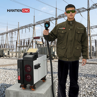 Machine de nettoyage au laser à fibre portable de qualité professionnelle haute puissance 500W pour le métal, la pierre, le bois, la rouille et la peinture