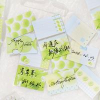Ruban Washi Découpé Motif Fruits Frais d'Été Pêche Citron Vert Myrtille Citron Ruban Adhésif Décoratif Pastel Macaron pour Journal
