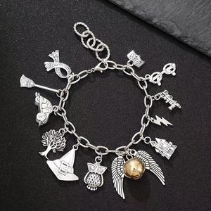 WOWEI Wizardry Themed Set de bracelets à breloques faits à la main Bijoux ajustables, <span class=keywords><strong>cadeau</strong></span> d'anniversaire pour enfants - Product Image 2