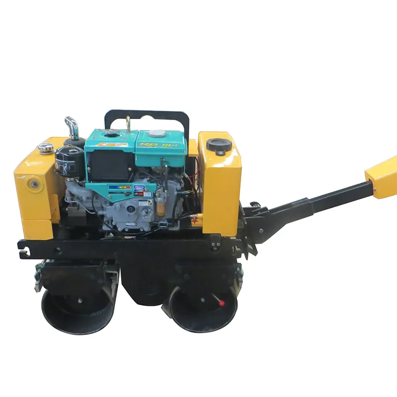 Soil Compaction YFR-D600 Hand Single Drum Vibratory Manual Road Roller Compactor
