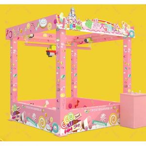 Jeux d'arcade pour enfants et adultes avec machine à griffes pour attraper de gros jouets et poupées, type 3M*3M*3M, en métal - Product Image 4