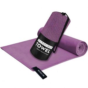 Microfiber Quick-Dry PVA Solid Color Sports Towel with Custom Logo for Fitness Gym Outdoor Use Gift - Product Image 5