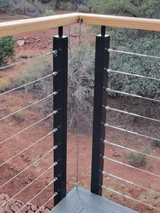 Système de <span class=keywords><strong>balustrade</strong></span> en aluminium moderne pour <span class=keywords><strong>terrasse</strong></span>, balcon, escalier et villa, revêtement de sol extérieur ou montage latéral - Product Image 2