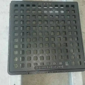 Couvercle de trou d'homme carré SMC étanche Matériau plastique composite en fibre de verre FRP avec fer conforme à la norme EN124 pour une utilisation sur route - Product Image 5