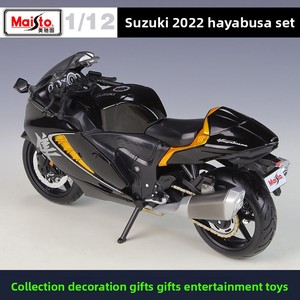 <span class=keywords><strong>MAIsto</strong></span> 1:12 2022 Suzuki Hayabusa Modellino Moto in Metallo con Supporto Espositivo per Collezionisti, Regalo, Vendita all'Ingrosso - Product Image 4