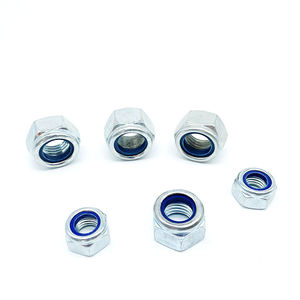 Écrous de blocage anti-desserrage en acier inoxydable DIN985 M5 5/16, écrous de blocage en nylon DIN982 A2-70 A2-80, écrous hexagonaux Nylock - Product Image 6