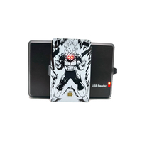 Carte de membre professionnelle sans contact NFC avec logo personnalisé, en PVC LED, format CR80, protocole ISO 14443A