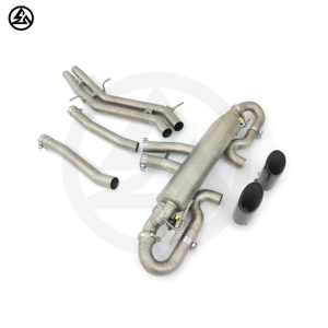 ท่อไอเสีย csz catback ไทเทเนียมสำหรับ Porsche <span class=keywords><strong>Cayenne</strong></span> <span class=keywords><strong>S</strong></span> Coupe Fit <span class=keywords><strong>Turbo</strong></span> <span class=keywords><strong>GT</strong></span> Surround Kit อุปกรณ์เสริมท่อไอเสีย valvetronic ปลายพิเศษ - Product Image 3
