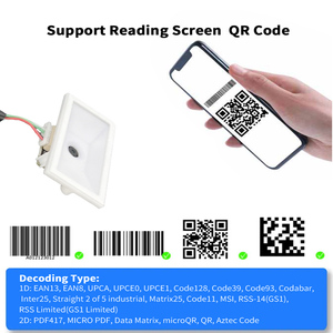 Lonvill đa giao diện tự động cảm biến trọng lượng nhẹ nhỏ gọn nhúng máy quét mã vạch có dây cho hệ thống điều khiển thang máy - Product Image 4