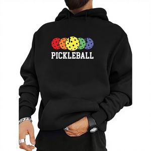 Pull-over de loisirs unicolore en maille standard et sweat-shirt pour homme KW MODA KWDM01-909 collection Automne/Hiver, fabriqué en Chine, idéal pour le pickleball - Product Image 1