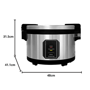 Olla <span class=keywords><strong>Arrocera</strong></span> Eléctrica Inteligente Comercial de Alta Calidad, Multicocina de Acero Inoxidable con Vaporera - Product Image 2