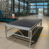 Plateforme de scène en aluminium de haute qualité, directement de l'usine, avec assemblage rapide et stockage facile pour événements extérieurs/concerts