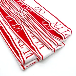 Wholesale Custom Thickness Ribbon Band Jacquard Woven Nylon Webbing Tape For Handbags Shoulder Strap