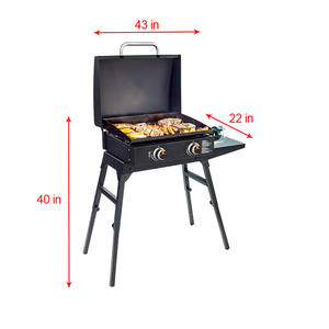 <span class=keywords><strong>Piastra</strong></span> per barbecue in acciaio inox, - Product Image 5