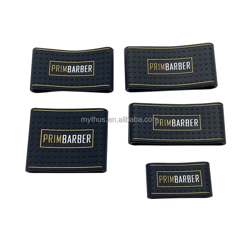 Tamaño 5. caja negro-oro antideslizante goma pelo Clipper agarre