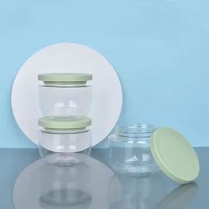 Luxury Empty Stock Cosmetic Jar 250ml Grey HDPE Wide Mouth Screw <b>Top</b> Skin Care Body Cream Packaging Containers - Product Image 4