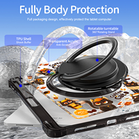 Étui pour tablette TPU hybride robuste antichoc en gros pour iPad Pro 11e génération 2022 Double housse de protection avec dragonne