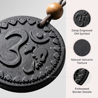 Pendentif en pierre de lave, ions négatifs, technologie japonaise, science quantique, pendentif énergétique, nano pendentifs bio à bas prix
