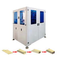 Machine de scellage automatique haute vitesse pour fonds de boîtes en carton ondulé, certifiée CE ISO, de qualité industrielle pour usine