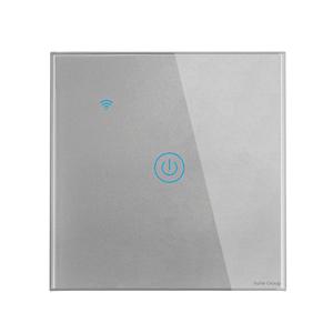 YuHe Group 1-Gang 1-Way <b>Touch</b> Wall <b>Switch</b> Tempered Glass Wi-Fi for Voice Control Smart Life App IP20 10A 220V Modern Design - Product Image 5