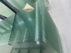 Moru Glass Patterned Glass 10mm trang trí cửa Tempered rãnh changhong reeded glass-việt Nam Nhà Máy Giá - Product Image 4