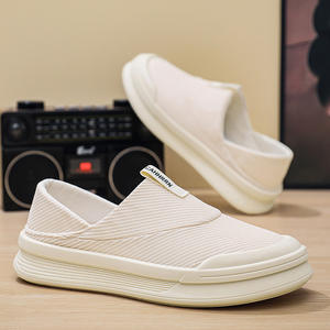 Low Top Outdoor Fitness <strong>slip</strong> <strong>on</strong> <strong>Trainers</strong> White Sports Running Custom <strong>Men</strong> Skateboarding Shoes - Product Image 1