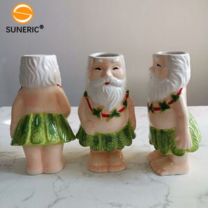 Wholesale Custom Logo Home Party <strong>Bar</strong> <strong>Accessories</strong> Nolelty Hawaii Wine Shot Cup With Lid Ceramic Santa Christmas <strong>Tiki</strong> Mug - Product Image 6