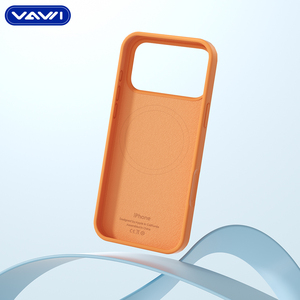 Étui de téléphone magnétique en silicone liquide de haute qualité VAWI S087 pour <span class=keywords><strong>iPhone</strong></span> <span class=keywords><strong>11</strong></span> 12 13 14 15 16 17 <span class=keywords><strong>Pro</strong></span>/<span class=keywords><strong>Max</strong></span>, plaque arrière en silicone - Product Image 5