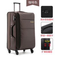 Valise à roulettes en tissu Oxford de 28 pouces, fermeture éclair, sac à roulettes, valise à roulettes, bagage