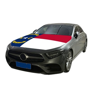 Funda para Capó de Coche de <span class=keywords><strong>Carolina</strong></span> del Norte 120x150cm, Pancarta Elástica para Auto, Venta al por Mayor, MOQ Bajo, Diseño Gratuito para Eventos, Poliéster Spandex, Directo de Fábrica - Product Image 3