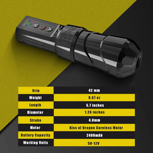 XNET F L U X E X O <span class=keywords><strong>M</strong></span> A X 2400mAh Potente Motor Profesional Inalámbrico Rotary Tattoo Machine Pen con Batería Doble para Arte Corporal - Product Image 2