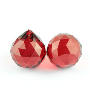 Venta al por mayor decoración <span class=keywords><strong>de</strong></span> casa Feng Shui colgante 30 MM claro bola <span class=keywords><strong>de</strong></span> cristal - Product Image 4
