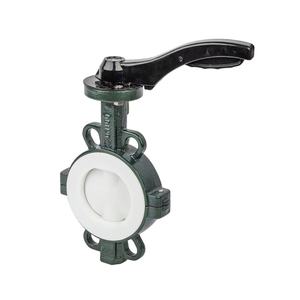 Hot Selling Origina Custom Stainless Steel Midline PTFE <b>Sealed</b> Flanged Worm Gear Fluorine-lined Manual Butterfly Valve Normal Fr - Product Image 4