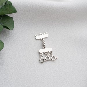 Broche de collar de capa de alta calidad al por mayor cierre de desenredador de acero inoxidable chapado en Pvd accesorios separadores de collar impermeables - Product Image 4