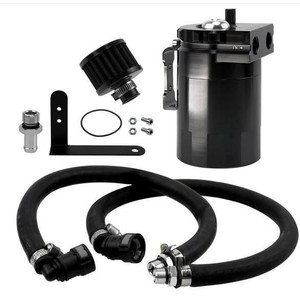 Kit de récupération d'huile moteur avec flexibles et support, filtre à air noir pour optimisation de la performance du moteur - Product Image 1