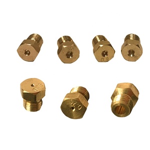 Buse en laiton pour brûleur de cuisinière à gaz, diamètre du trou en cuivre 0.9 0.7 0.7 0.55mm - Product Image 4