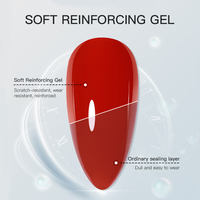 Gel de renforcement L&M Ibdgel OEM/ODM 15ml, Gel UV à retirer par trempage, Gel de base UV, Vernis à ongles en gel, Vernis Gel