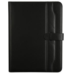 XinyiArt A4 블랙 프리미엄 PU 가죽 여성 Padfolio 비즈니스 포트폴리오 폴더 법률 패드 및 계산기 인터뷰 - Product Image 6