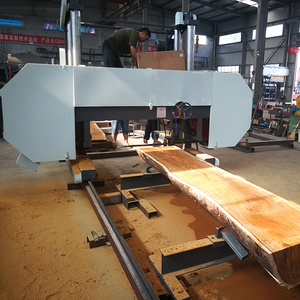 Full Automatic <strong>Touch</strong> <strong>Screen</strong> 62'' Wide Wood Diameter Portable Horizontal Band Sawmill Wood <strong>Saw</strong> Cutting Machine - Product Image 3