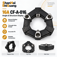 Accouplement en caoutchouc taille 16 CF-A-016 16A 16AS, coupleur d'arbre flexible pour moteur diesel, pompe et équipement de transmission industriel