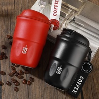 LUCKCHEN Tasse thermos à café sous vide en acier inoxydable 316 6-12H Isolation thermique Moderne Portable Eau bouillante Cadeau d'extérieur sûr