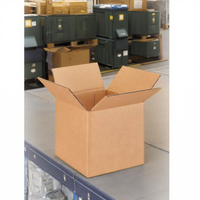 Boîtes en carton ondulé personnalisées 8*8*8'' 12*12*12'' 18*18*20'' 18*18*36'' avec gaufrage, matériaux recyclés, doublure en plastique, finition mate