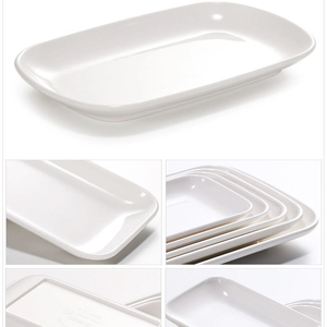 <span class=keywords><strong>Vajilla</strong></span> Moderna Ecológica de <span class=keywords><strong>Melamina</strong></span>, Platos Ovalados Blancos de 10 Pulgadas, <span class=keywords><strong>Vajilla</strong></span> con Logotipo Personalizado - Product Image 2