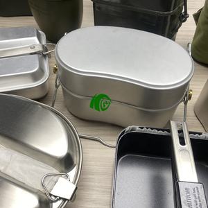 KANGO Camping Mess Kit <span class=keywords><strong>de</strong></span> acero inoxidable compacto todo en uno juego <span class=keywords><strong>de</strong></span> utensilios <span class=keywords><strong>de</strong></span> cocina al aire libre para mochilero, Senderismo y viajes - Product Image 3