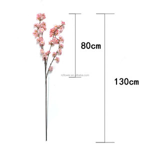 Branche de cerisier artificielle suspendue, <span class=keywords><strong>fleurs</strong></span> longues, décoration de fête de mariage, <span class=keywords><strong>fleurs</strong></span> de pêche <span class=keywords><strong>artificielles</strong></span> en soie romantiques - Product Image 4