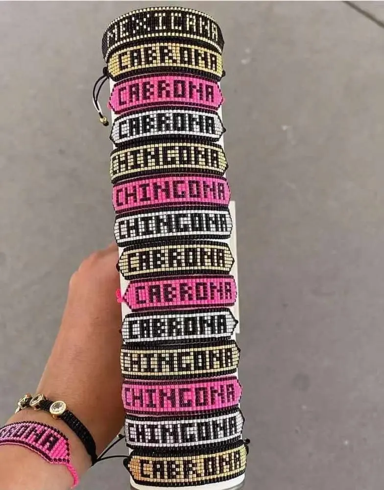 Pulseira de miyuki artesanal exclusiva, bracelete de festa unissex com contas de sementes infinitas, feito a mão, 2023