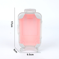 Boîtes d'emballage en plastique ABS recyclables avec logo personnalisé, mini valises pour bonbons et papeterie, boîte cadeau
