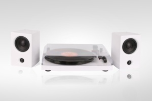 Tourne-disque pour <span class=keywords><strong>vinyle</strong></span> avec haut-parleurs, tourne-disque <span class=keywords><strong>Bluetooth</strong></span> pour disques vinyles avec haut-parleurs stéréo HiFi 36W, cartouche magnétique - Product Image 2