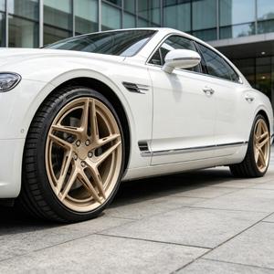 <span class=keywords><strong>Jantes</strong></span> de voiture forgées sur mesure en une seule pièce, or bronze, 5 branches, 19-24 pouces, légères, pour <span class=keywords><strong>BMW</strong></span> Série 7, Mercedes Classe S - Product Image 2